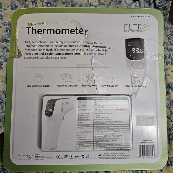 FLTR Infrared Thermometer - Picture 2 of 3